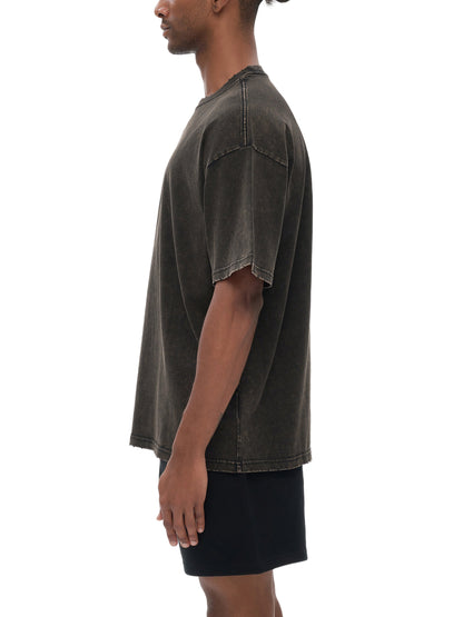 Summoning Shadows Edge Frayed Vintage Washed Tee Goth Cloth Co.