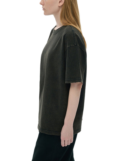 Summoning Shadows Edge Frayed Vintage Washed Tee Goth Cloth Co.