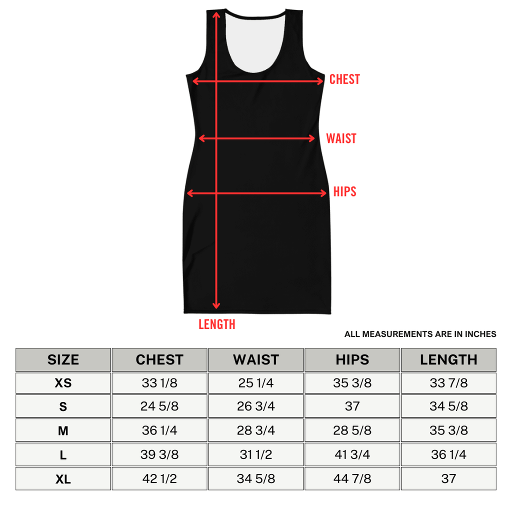Fire Feline Bodycon Dress Goth Cloth Co.
