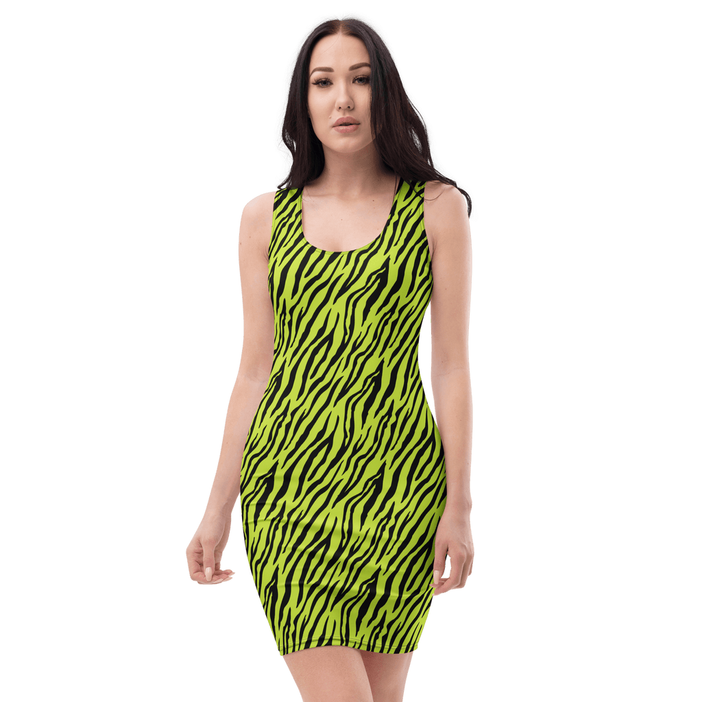 Tangy Tiger Bodycon Dress Goth Cloth Co.