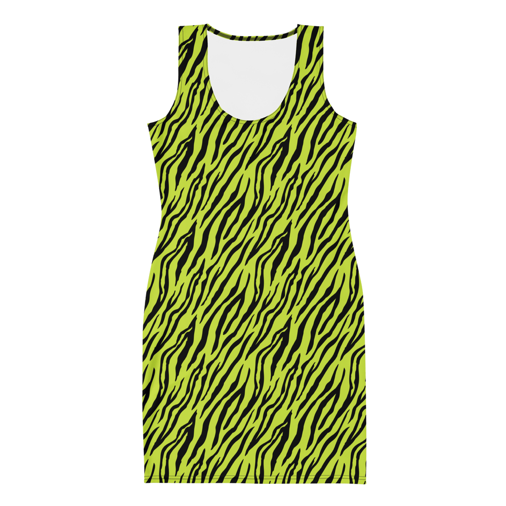 Tangy Tiger Bodycon Dress Goth Cloth Co.