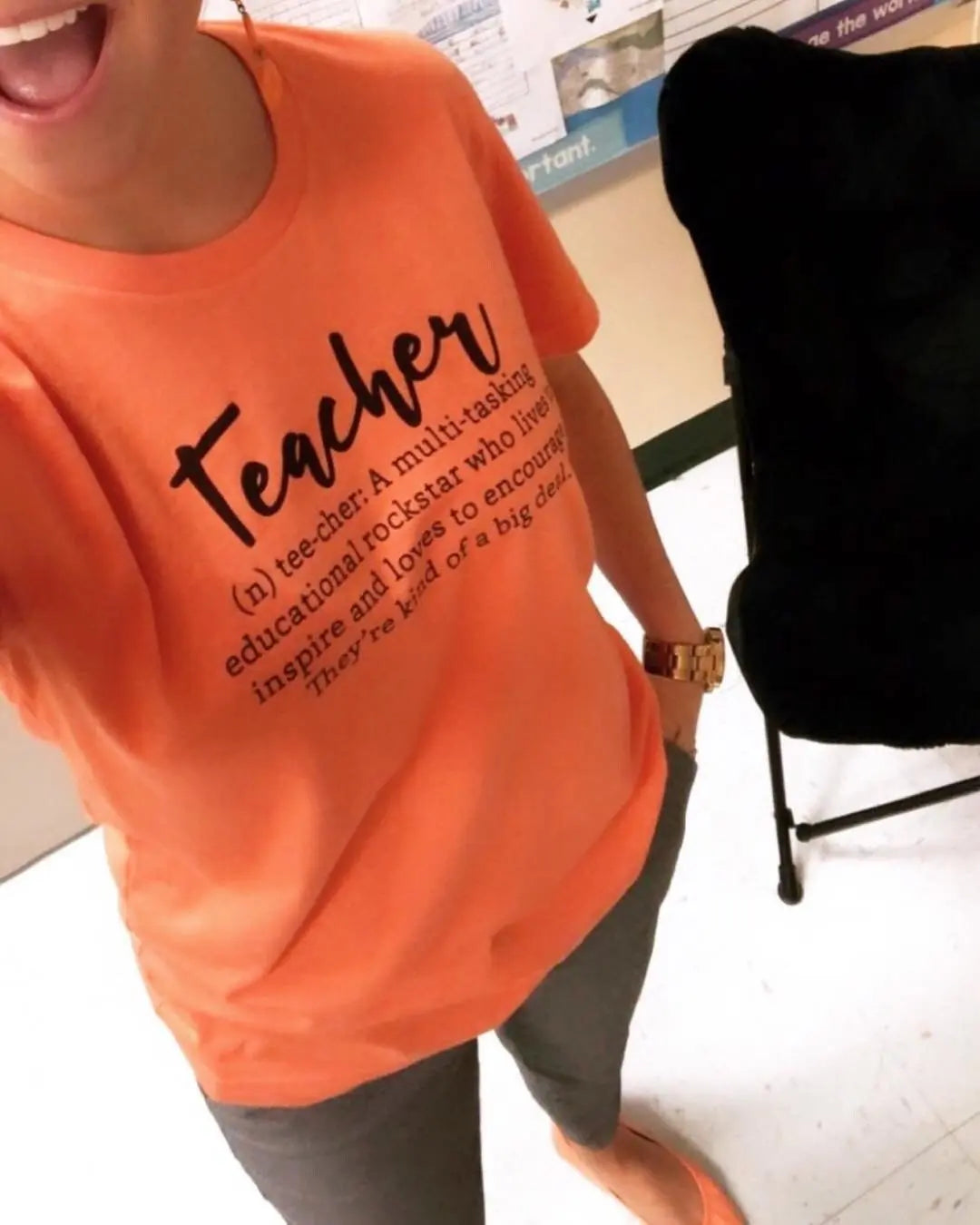Teacher Shirt - Teacher Gift - Teacher Definition T-shirt Joyful Moose