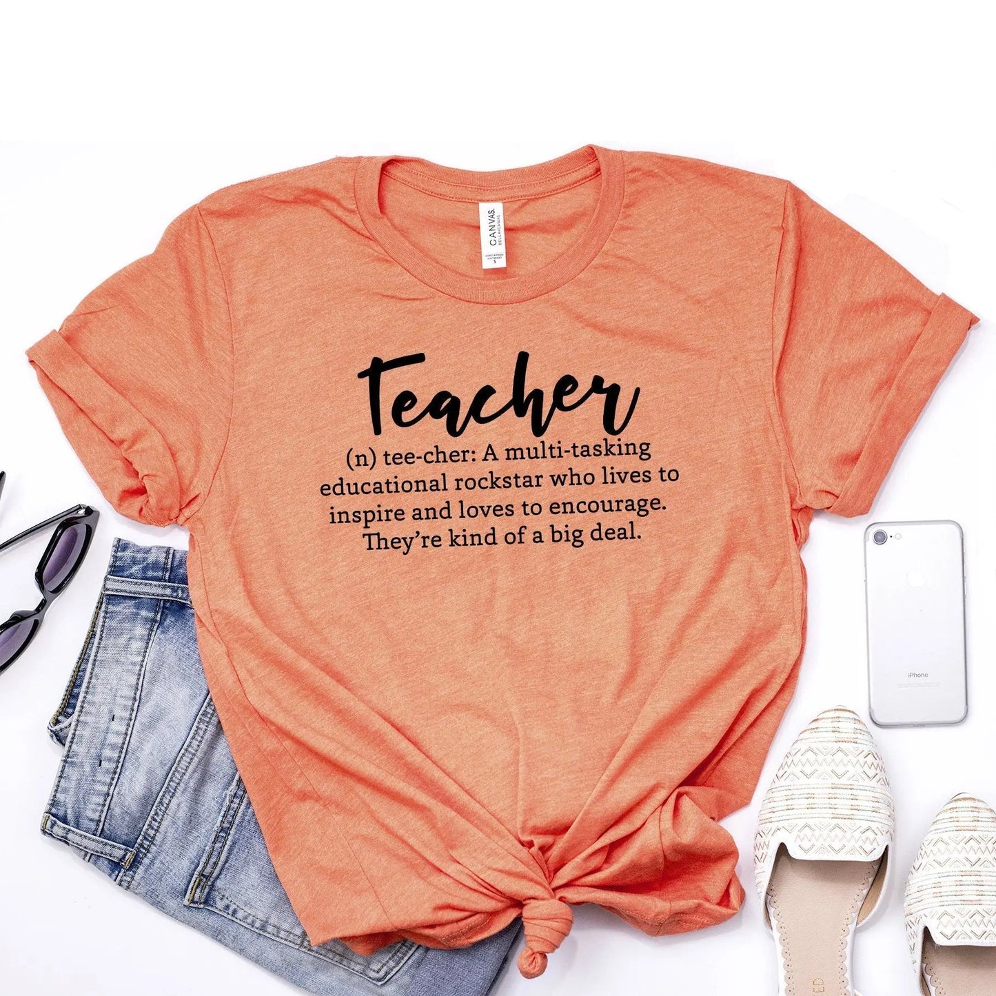 Teacher Shirt - Teacher Gift - Teacher Definition T-shirt Joyful Moose