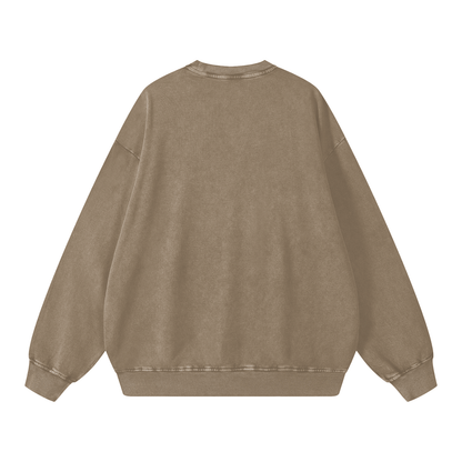 The Hex Girls Vintage Acid Wash Oversize Sweatshirt Goth Cloth Co.
