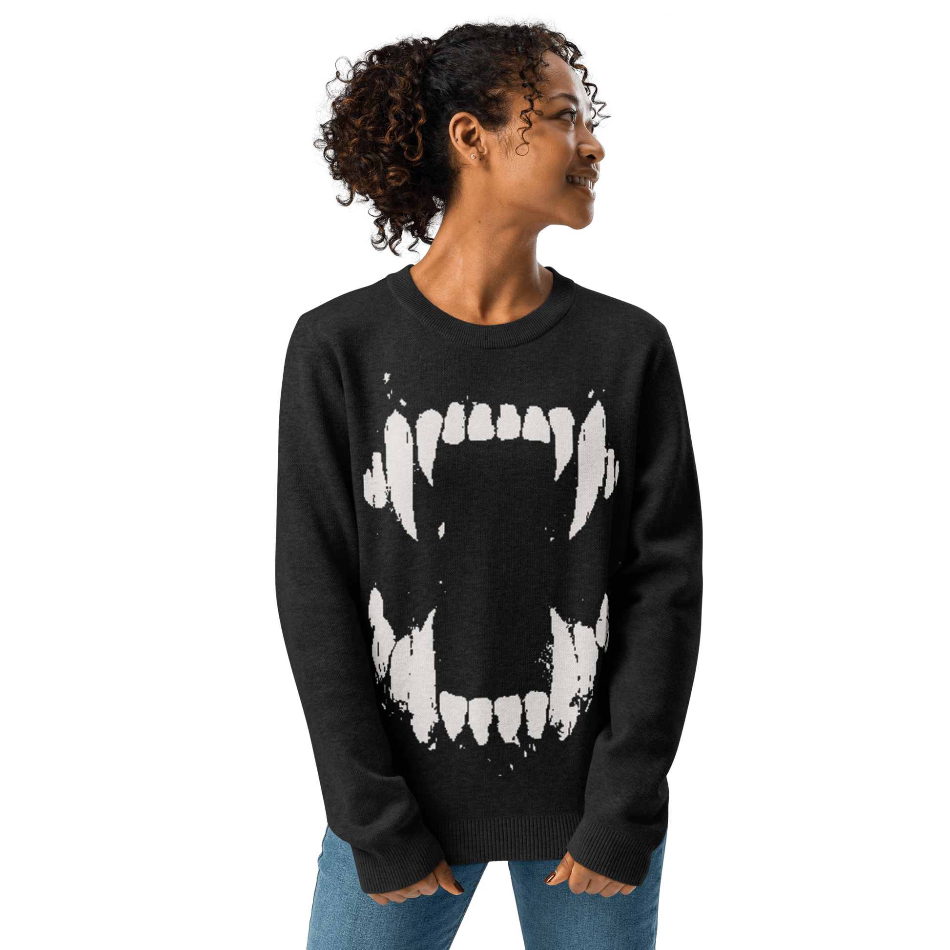 Thirst Trap Knit Crewneck Sweater Goth Cloth Co.