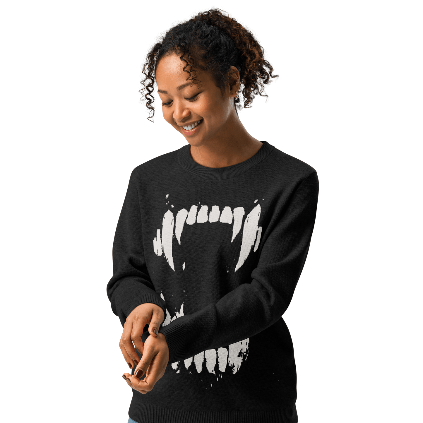 Thirst Trap Knit Crewneck Sweater Goth Cloth Co.