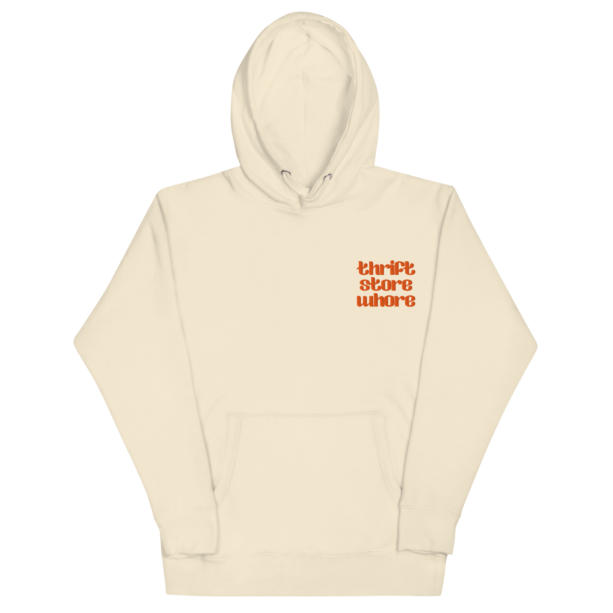 Thrift Store Whore Embroidered Hoodie Goth Cloth Co.