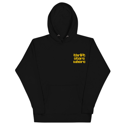 Thrift Store Whore Embroidered Hoodie Goth Cloth Co.