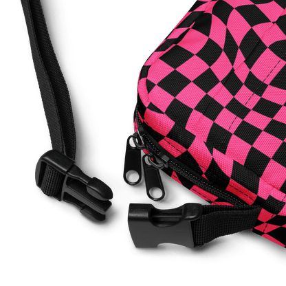 Twisted Tiles Checkerboard Crossbody Bag Goth Cloth Co.