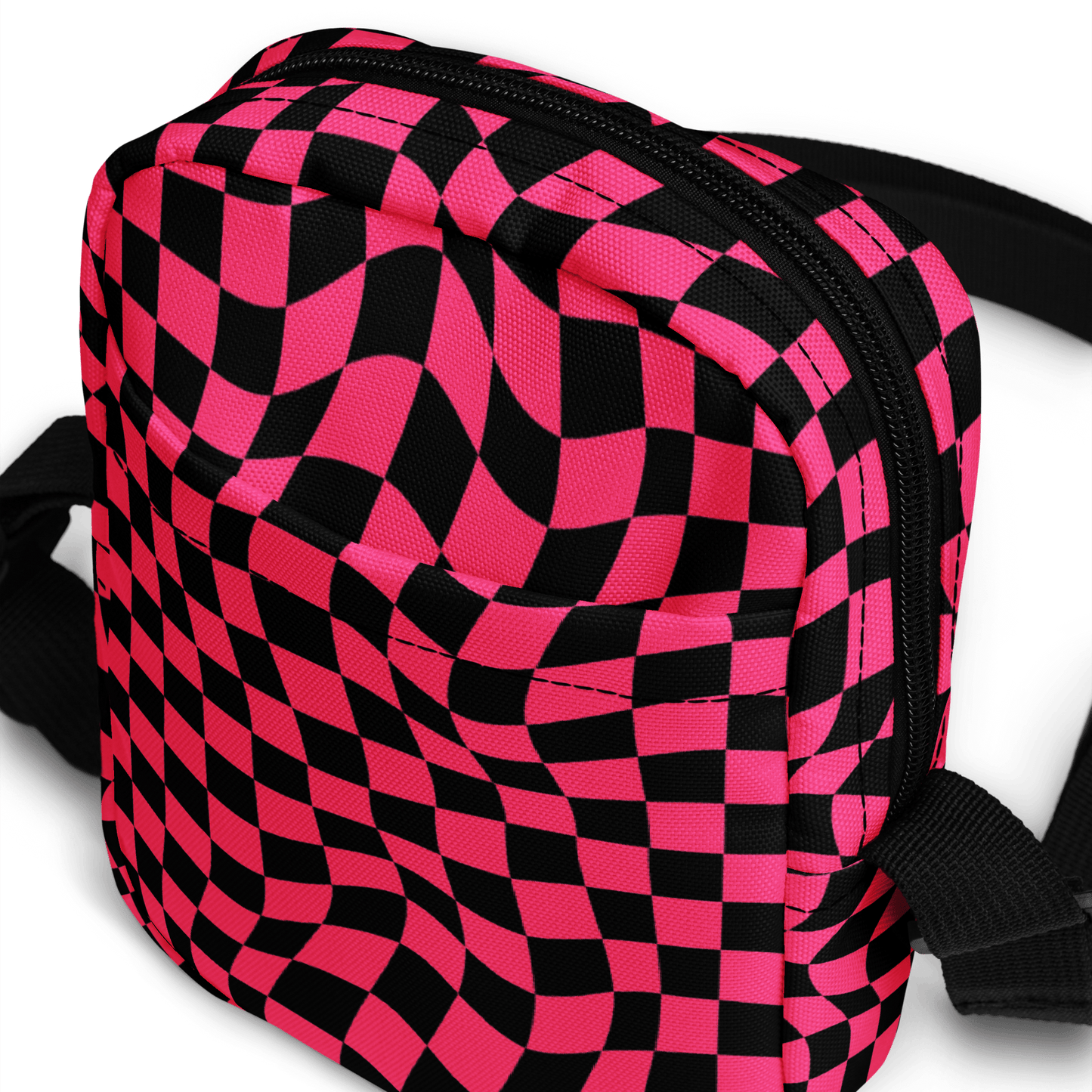 Twisted Tiles Checkerboard Crossbody Bag Goth Cloth Co.