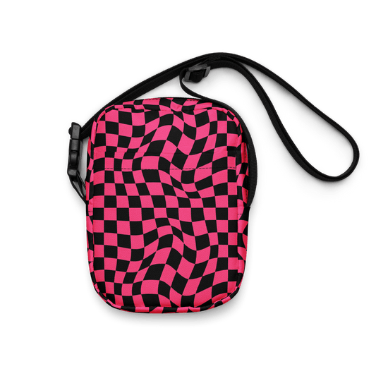 Twisted Tiles Checkerboard Crossbody Bag Goth Cloth Co.