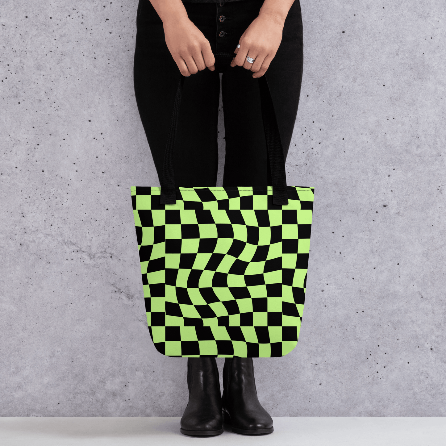 Twisted Tiles Tote Bag Goth Cloth Co.