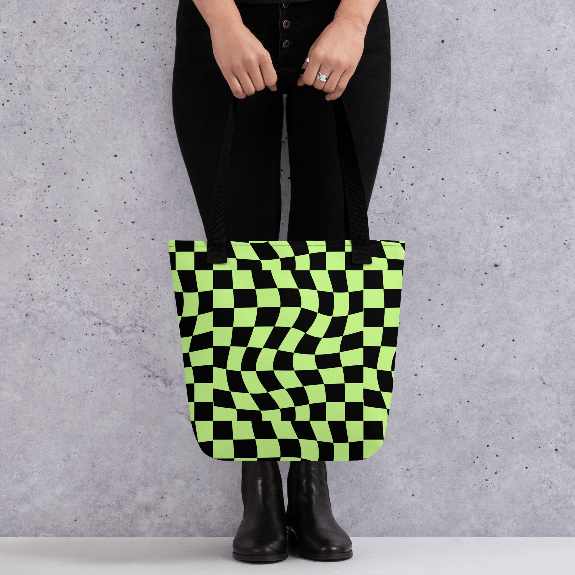 Twisted Tiles Tote Bag Goth Cloth Co.