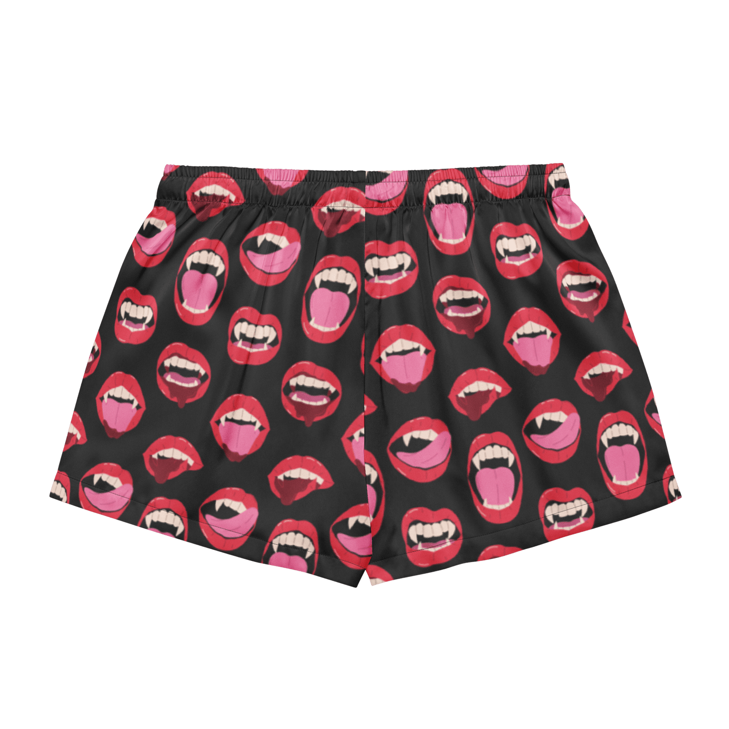 Vampire Kiss Silky Pajama Shorts Goth Cloth Co.