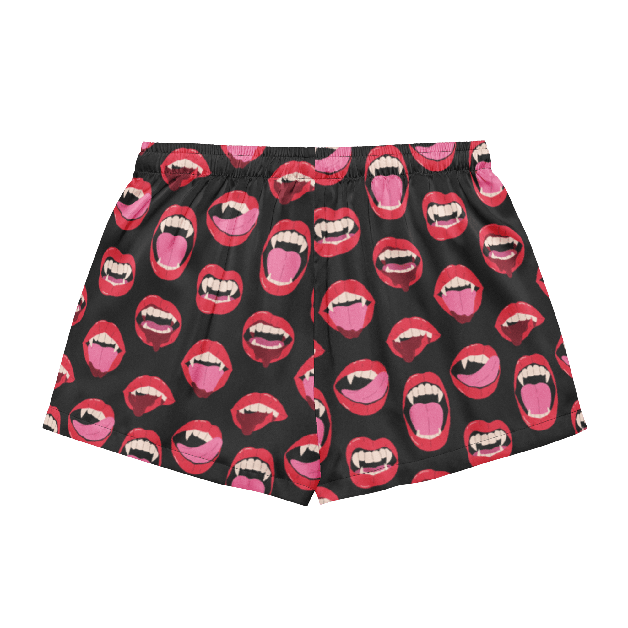 Vampire Kiss Silky Pajama Shorts Goth Cloth Co.