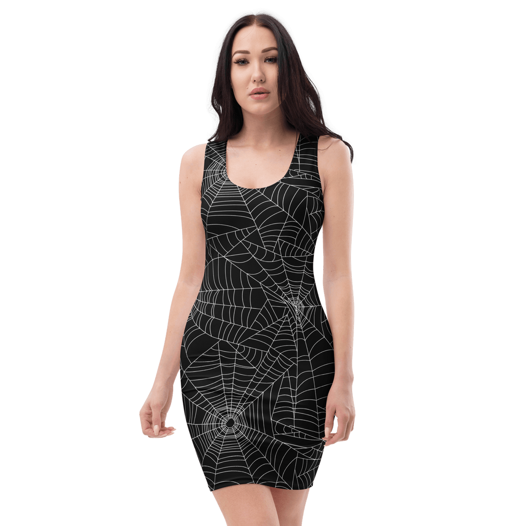 Web Weaver Bodycon Dress Goth Cloth Co.