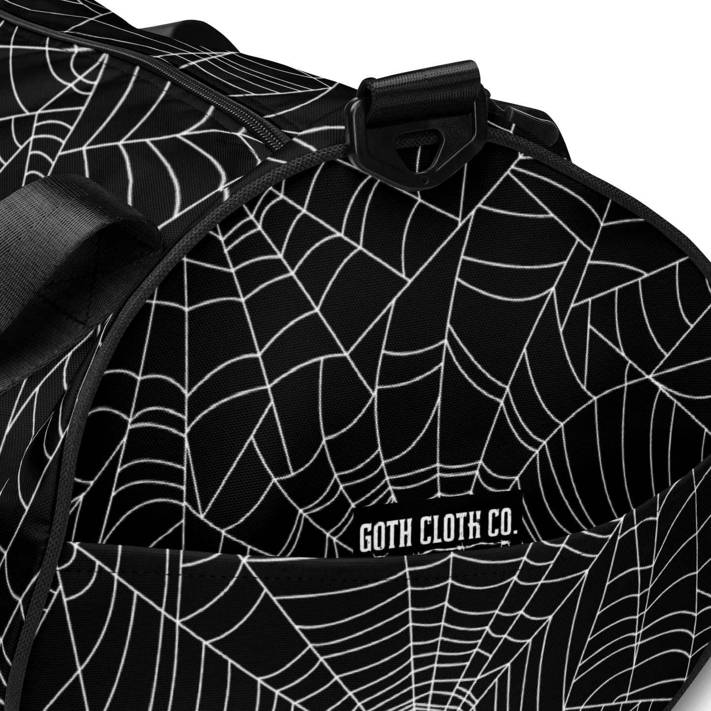 Web Weaver Gym Bag Goth Cloth Co.