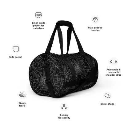 Web Weaver Gym Bag Goth Cloth Co.