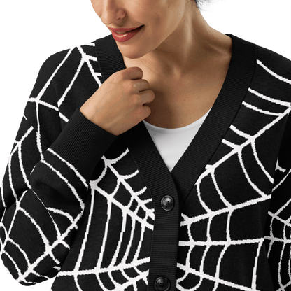 Web Weaver Knit Cardigan Goth Cloth Co.