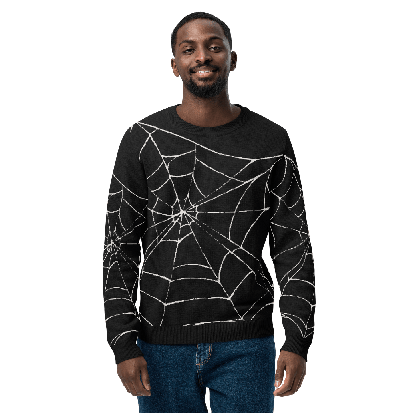 Web Weaver Knit Crew Neck Sweater Goth Cloth Co.