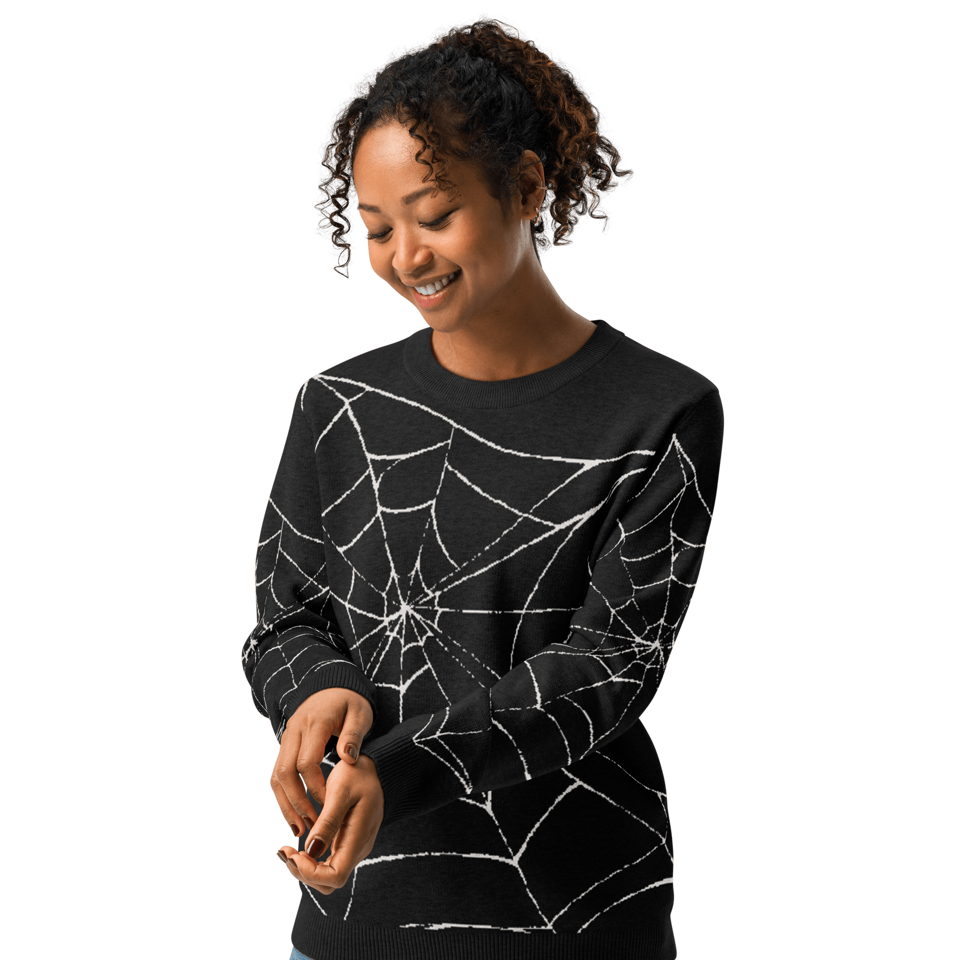 Web Weaver Knit Crew Neck Sweater Goth Cloth Co.