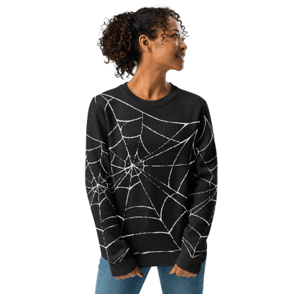 Web Weaver Knit Crew Neck Sweater Goth Cloth Co.