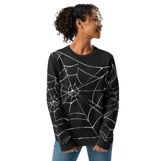 Web Weaver Knit Crew Neck Sweater Goth Cloth Co.
