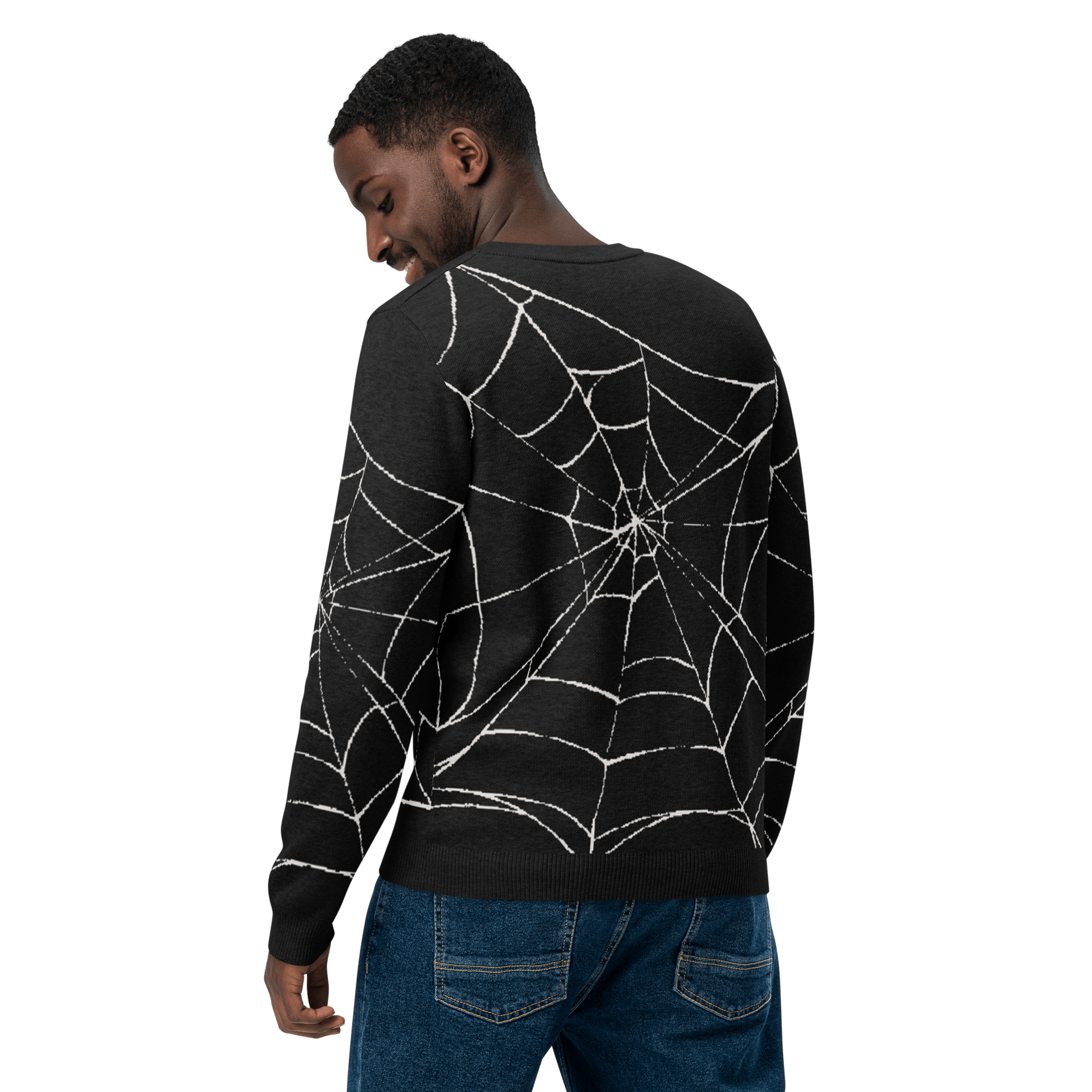 Web Weaver Knit Crew Neck Sweater Goth Cloth Co.