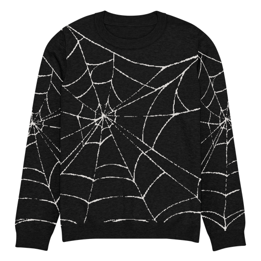 Web Weaver Knit Crew Neck Sweater Goth Cloth Co.