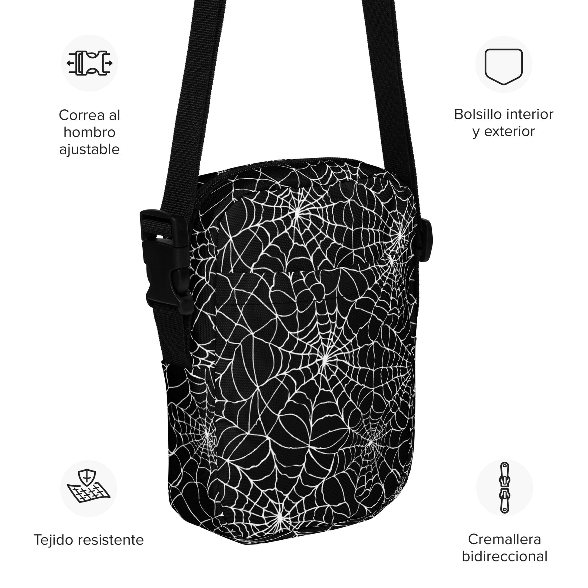 Wicked Web Weave Crossbody Bag Goth Cloth Co.