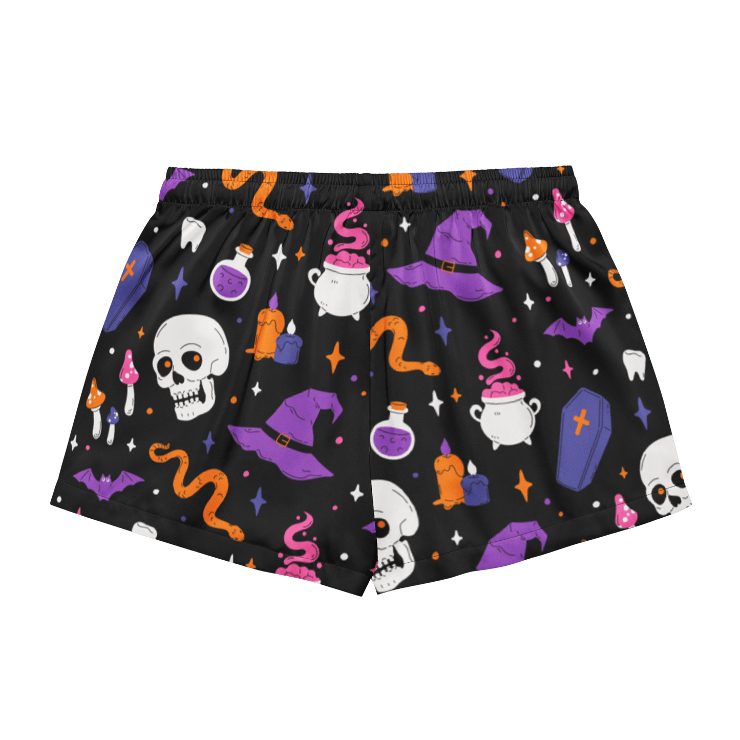 Witch's Whimsy Silky Pajama Shorts Goth Cloth Co.