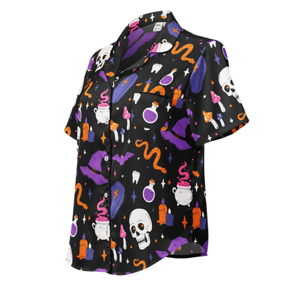 Witch's Whimsy Silky Pajama Top Goth Cloth Co.