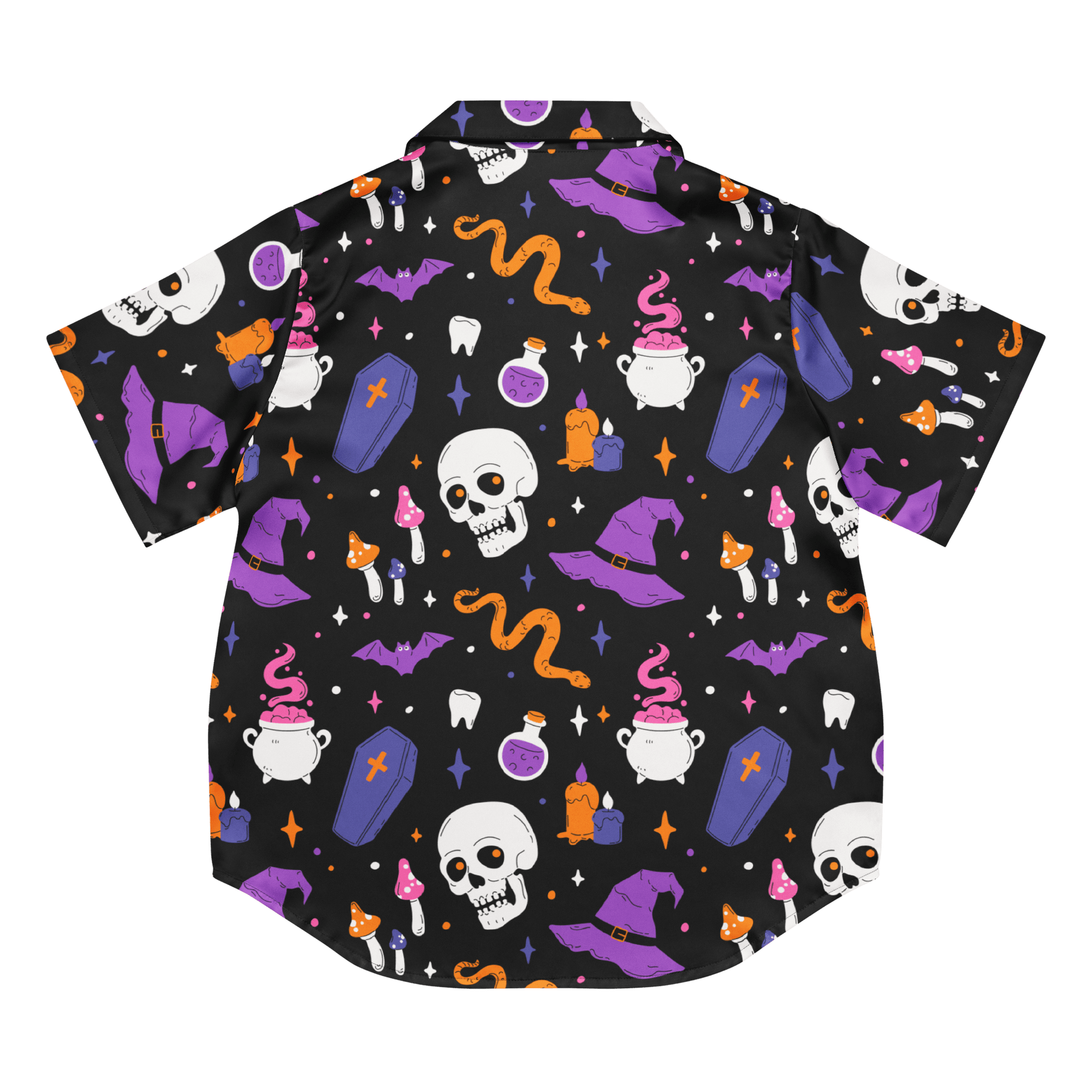 Witch's Whimsy Silky Pajama Top Goth Cloth Co.