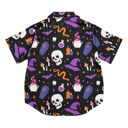 Witch's Whimsy Silky Pajama Top Goth Cloth Co.