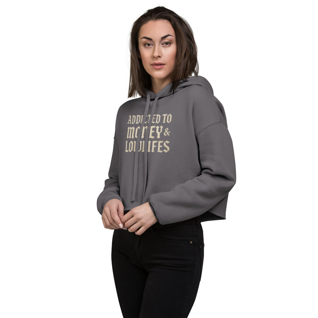 Addicted Crop Hoodie Wild Cactus Boutique