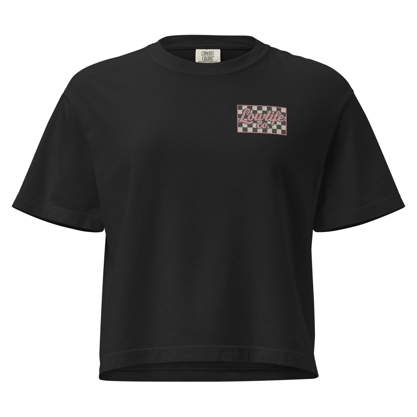 Lowlife Co Checkered Crop Wild Cactus Boutique