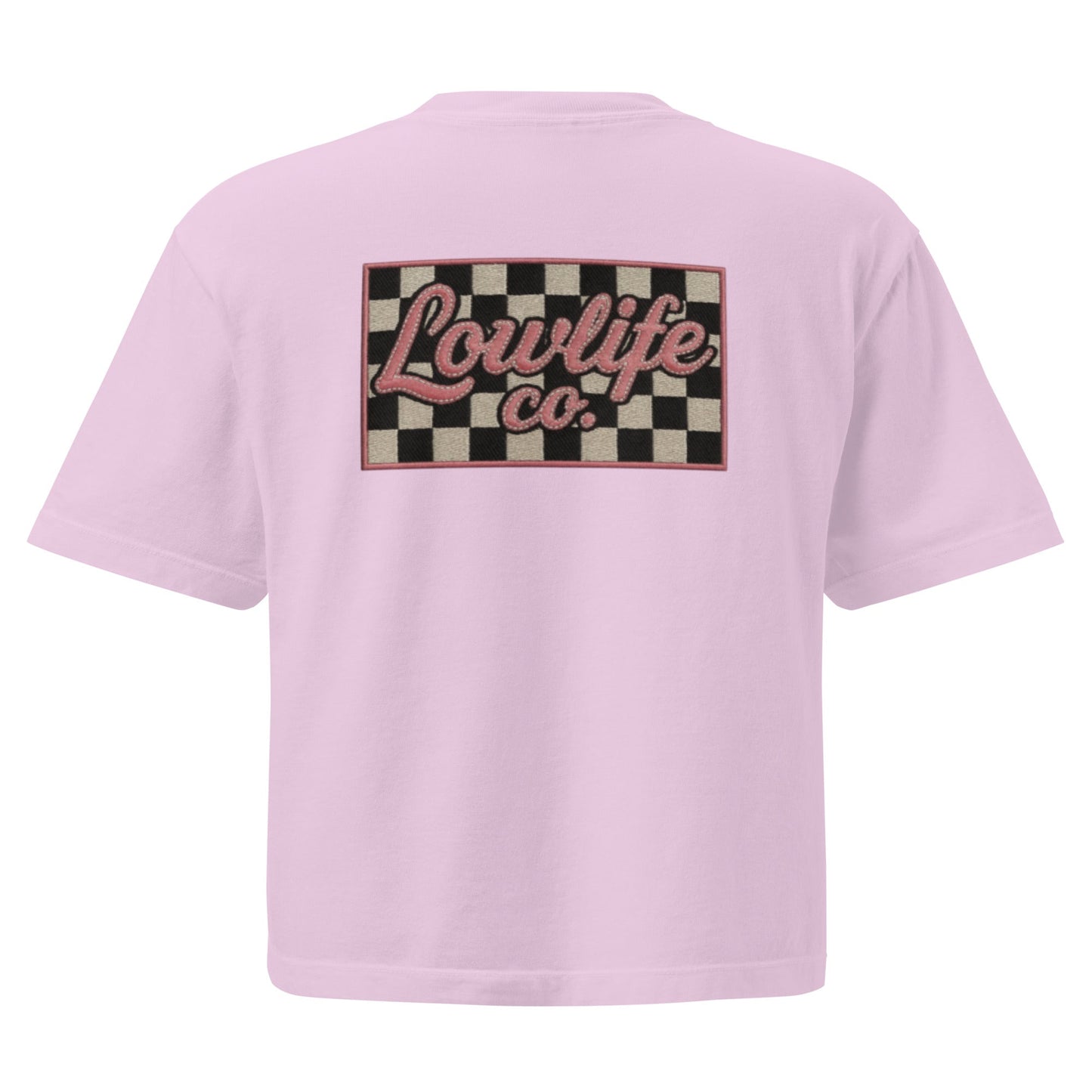 Lowlife Co Checkered Crop Wild Cactus Boutique