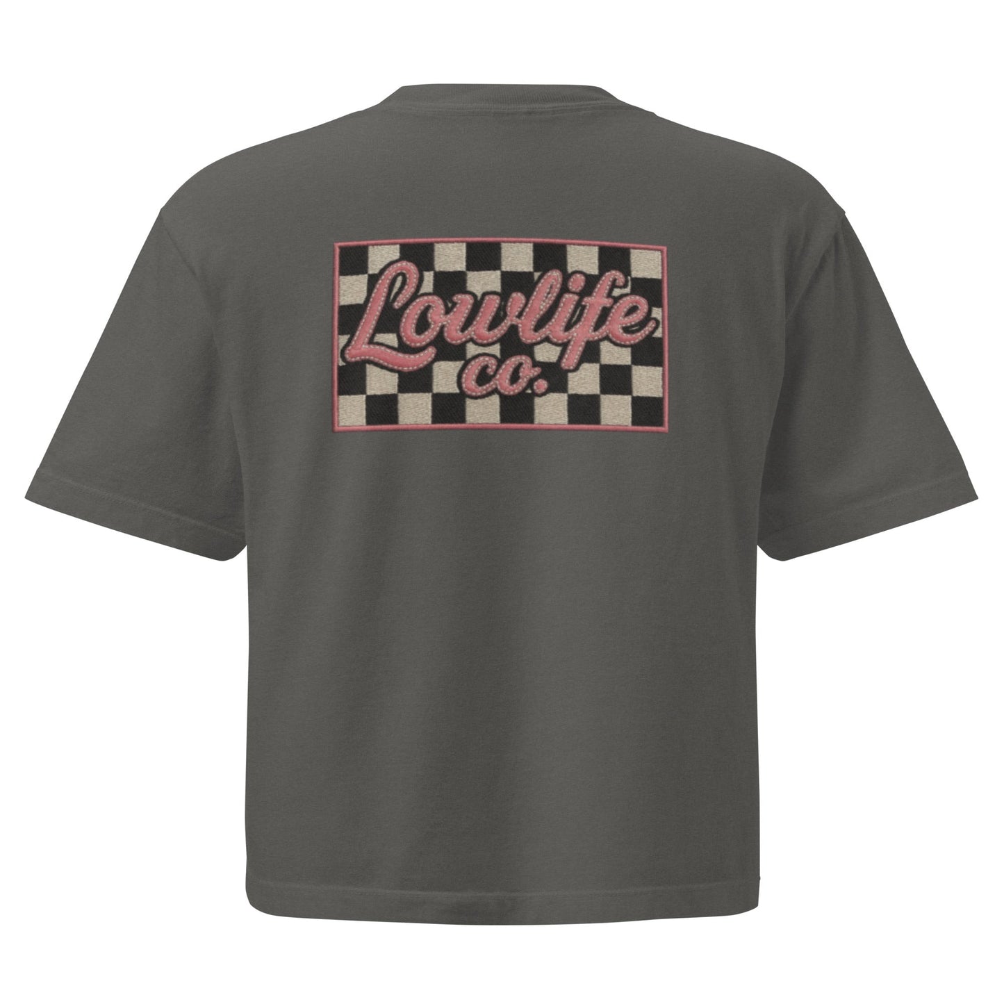 Lowlife Co Checkered Crop Wild Cactus Boutique