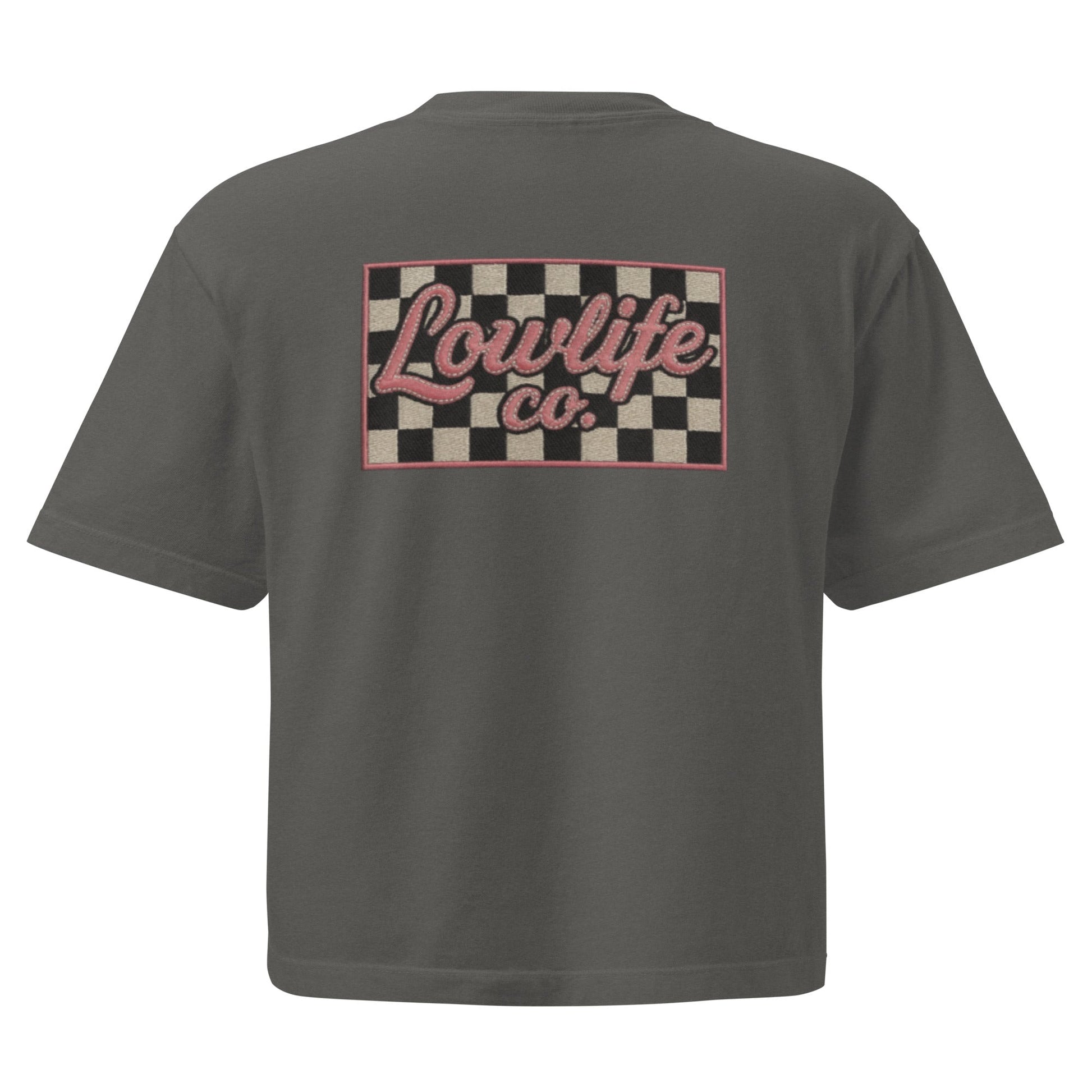 Lowlife Co Checkered Crop Wild Cactus Boutique