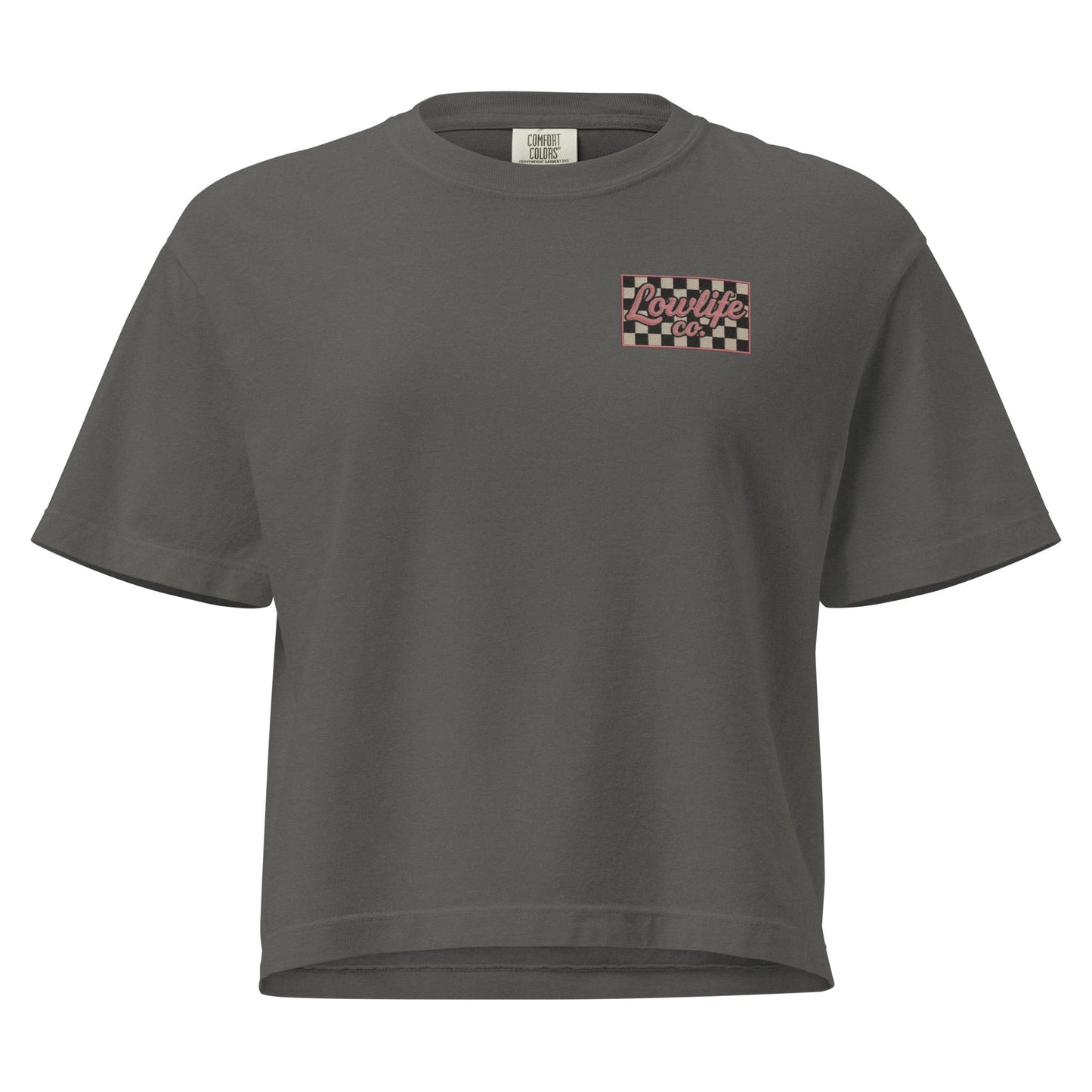 Lowlife Co Checkered Crop Wild Cactus Boutique