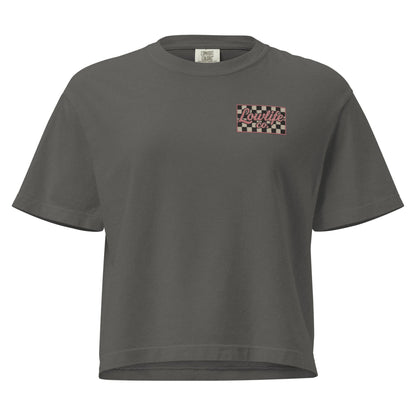 Lowlife Co Checkered Crop Wild Cactus Boutique