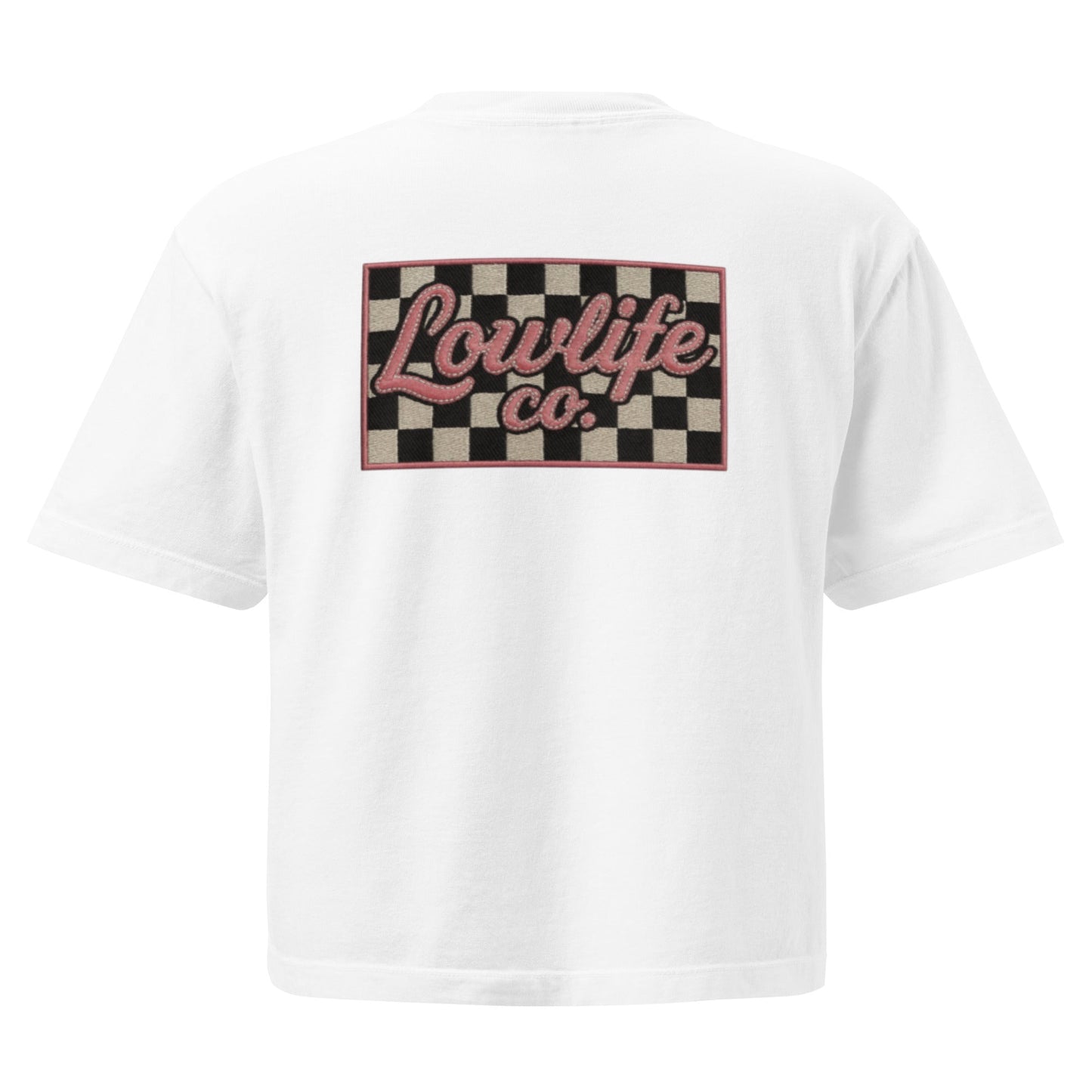 Lowlife Co Checkered Crop Wild Cactus Boutique